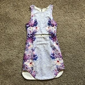 LF Rumor Boutique Floral Bodycon Dress